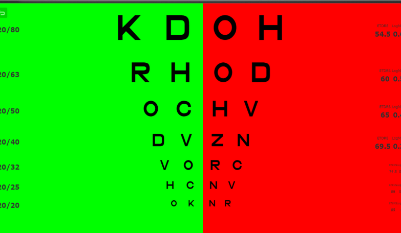 Visual acuity App. Download now.